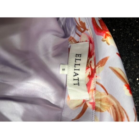 Elliatt Elina Asymmetrical Gown in Purple Cocktail wedding Bridal size S NWOT - Picture 8 of 8